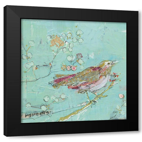 Birds of a Feather v2 Black Modern Wood Framed Art Print by Day, Kellie