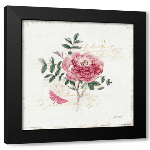 French Romance I Black Modern Wood Framed Art Print with Double Matting by Pertiet, Katie