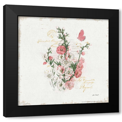 French Romance III Black Modern Wood Framed Art Print by Pertiet, Katie