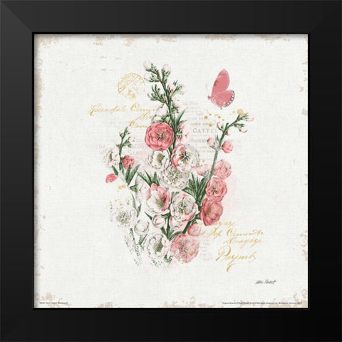 French Romance III Black Modern Wood Framed Art Print by Pertiet, Katie