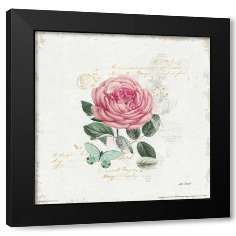 French Romance IV Black Modern Wood Framed Art Print with Double Matting by Pertiet, Katie