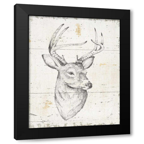 Wild and Beautiful I Black Modern Wood Framed Art Print with Double Matting by Brissonnet, Daphne