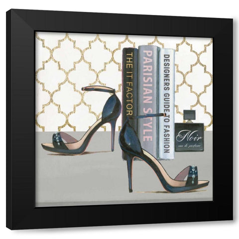 Forever Fashion VI Black Modern Wood Framed Art Print with Double Matting by Fabiano, Marco