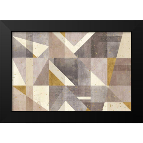 Framework I Black Modern Wood Framed Art Print by Charron, Veronique
