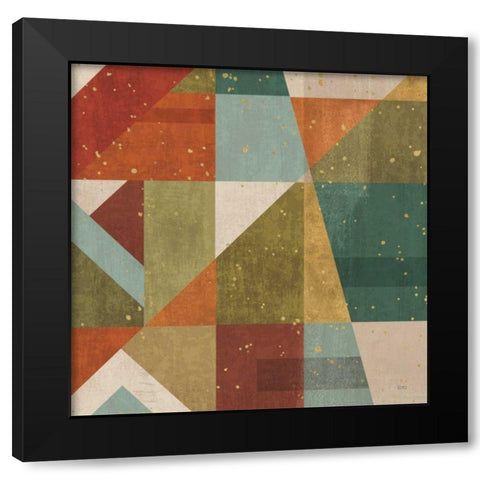 Framework VI Spice Black Modern Wood Framed Art Print by Charron, Veronique