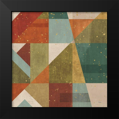 Framework VI Spice Black Modern Wood Framed Art Print by Charron, Veronique