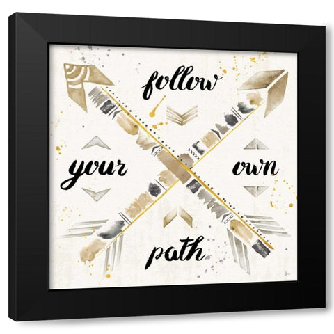 Navajo Forest V Black Modern Wood Framed Art Print by Aiken, Jess