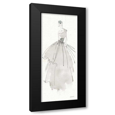 La Fashion II Gray Black Modern Wood Framed Art Print with Double Matting by Tavoletti, Anne