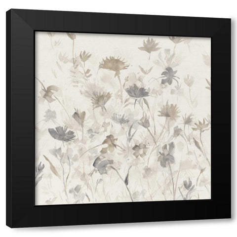 Garden Shadows III Black Modern Wood Framed Art Print with Double Matting by Tillmon, Avery