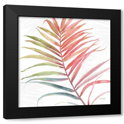 Tropical Blush VI Black Modern Wood Framed Art Print by Audit, Lisa