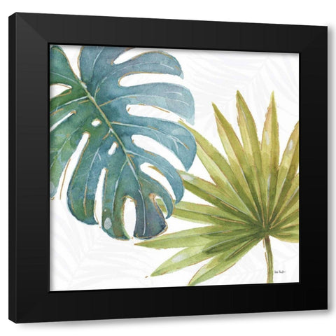Tropical Blush VIII Black Modern Wood Framed Art Print with Double Matting by Audit, Lisa