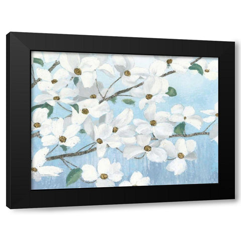 Graceful Touch Black Modern Wood Framed Art Print by Wiens, James