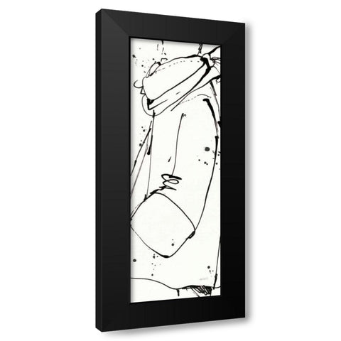 Fashion Strokes VI Black Modern Wood Framed Art Print by Tavoletti, Anne