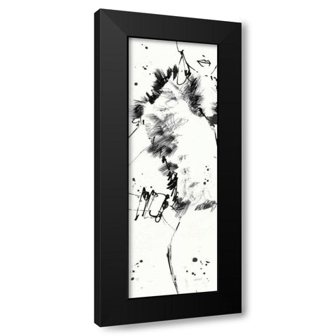 Fashion Strokes VIII Black Modern Wood Framed Art Print with Double Matting by Tavoletti, Anne