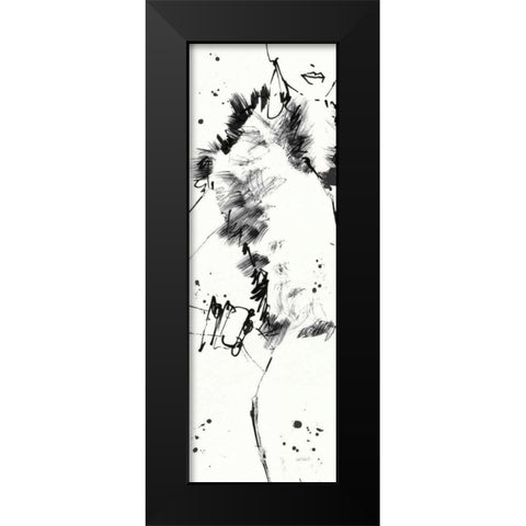 Fashion Strokes VIII Black Modern Wood Framed Art Print by Tavoletti, Anne