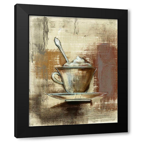 Cafe Classico III Neutral Black Modern Wood Framed Art Print by Vassileva, Silvia