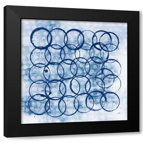 Eclipse II Black Modern Wood Framed Art Print with Double Matting by Averinos, Melissa