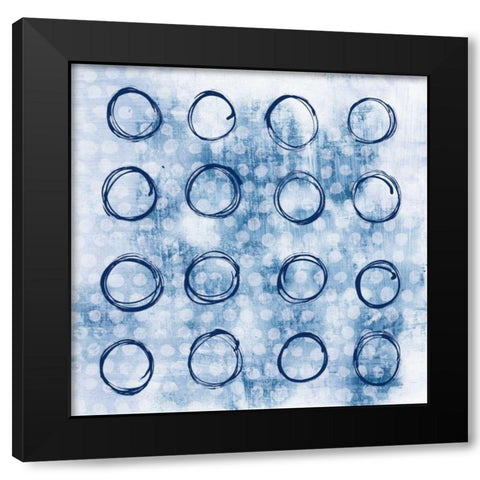 Eclipse III Black Modern Wood Framed Art Print with Double Matting by Averinos, Melissa