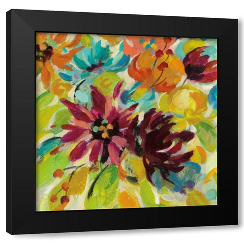 Autumn Joy III Black Modern Wood Framed Art Print by Vassileva, Silvia