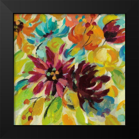 Autumn Joy III Black Modern Wood Framed Art Print by Vassileva, Silvia