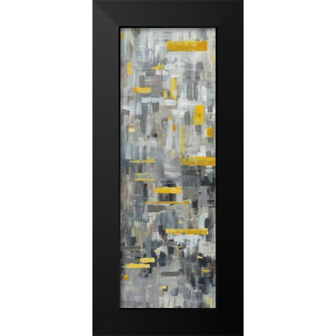 Reflections II Black Modern Wood Framed Art Print by Nai, Danhui