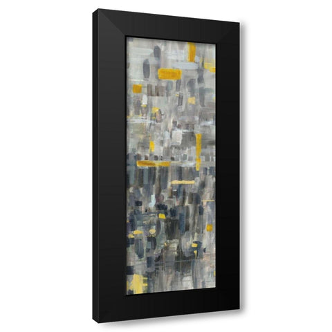 Reflections III Black Modern Wood Framed Art Print with Double Matting by Nai, Danhui