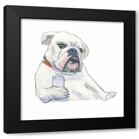 The Boys IV Black Modern Wood Framed Art Print by Sullivan, Myles