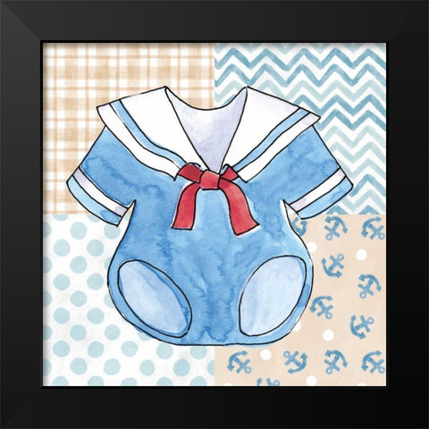 Coastal Baby II Black Modern Wood Framed Art Print by Grove, Beth