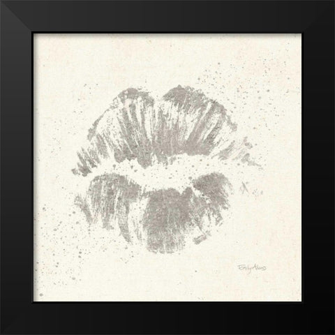 Shoe Fetish Quotes VIII Light Silver Black Modern Wood Framed Art Print by Adams, Emily