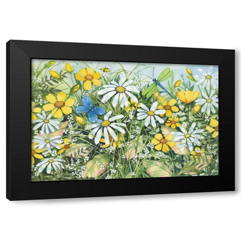 Garden Beauty Black Modern Wood Framed Art Print with Double Matting by McKenna, Kathleen Parr