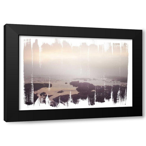 Painted Seaside I Black Modern Wood Framed Art Print by Marshall, Laura