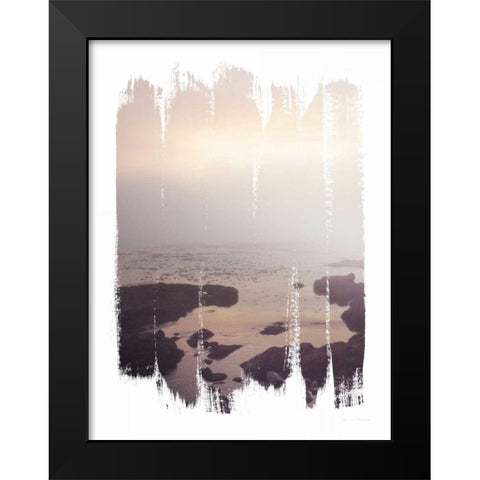 Painted Seaside II Black Modern Wood Framed Art Print by Marshall, Laura