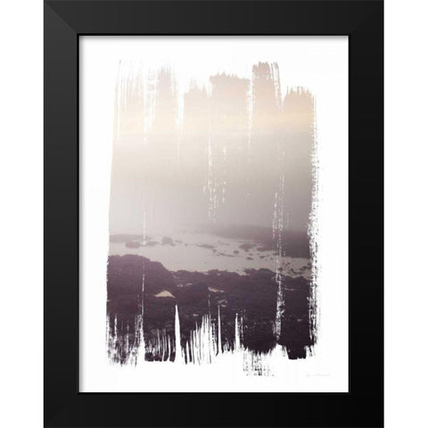Painted Seaside III Black Modern Wood Framed Art Print by Marshall, Laura