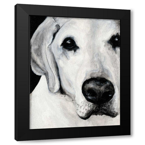 Sparta II Black Modern Wood Framed Art Print with Double Matting by Ducklow, Patsy