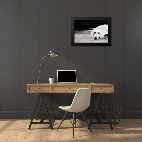 Zena II Black Modern Wood Framed Art Print by Ducklow, Patsy