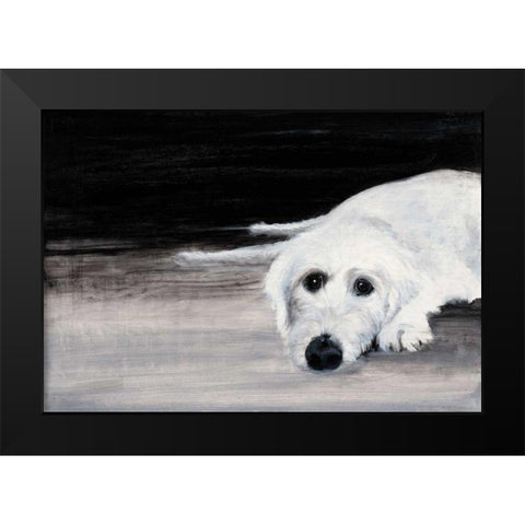 Zena II Black Modern Wood Framed Art Print by Ducklow, Patsy