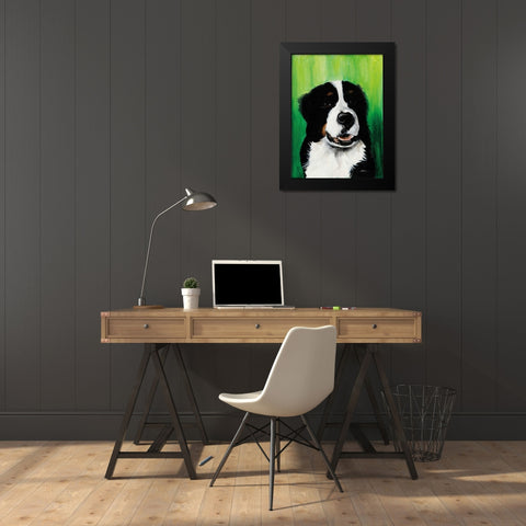 Barrett Black Modern Wood Framed Art Print by Ducklow, Patsy