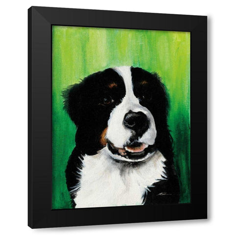 Barrett Black Modern Wood Framed Art Print by Ducklow, Patsy