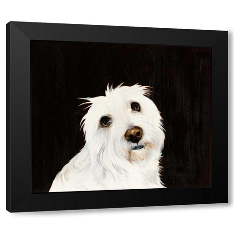 Ruby Black Modern Wood Framed Art Print with Double Matting by Ducklow, Patsy