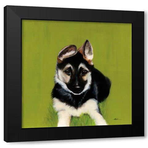 Bonelli Black Modern Wood Framed Art Print with Double Matting by Ducklow, Patsy