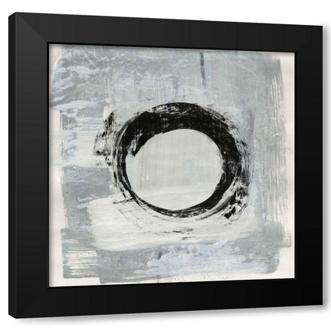 Zen Circle I Crop Black Modern Wood Framed Art Print by Averinos, Melissa