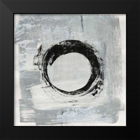 Zen Circle I Crop Black Modern Wood Framed Art Print by Averinos, Melissa