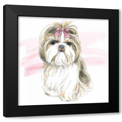 Glamour Pups VIII Black Modern Wood Framed Art Print with Double Matting by Grove, Beth