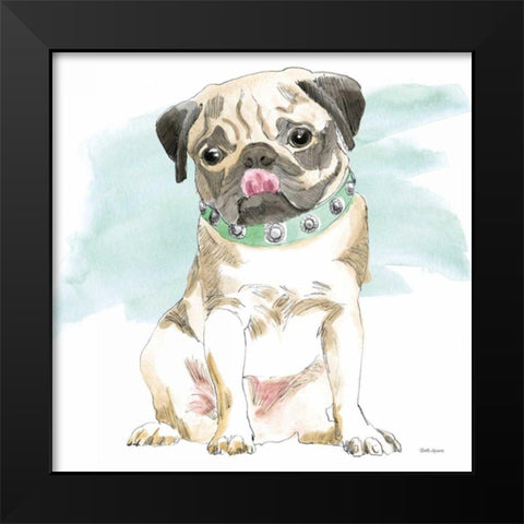Glamour Pups X Black Modern Wood Framed Art Print by Grove, Beth