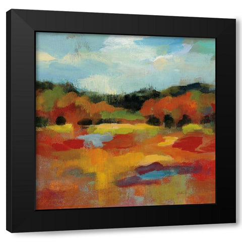 October Moment I Black Modern Wood Framed Art Print with Double Matting by Vassileva, Silvia