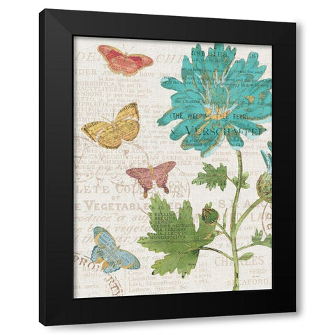 Bookshelf Botanical XII Black Modern Wood Framed Art Print by Pertiet, Katie