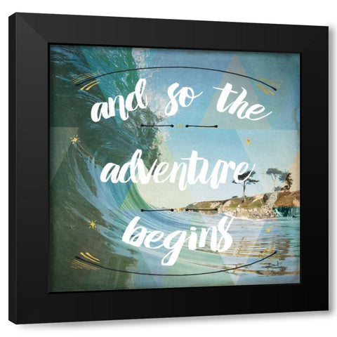 Sea View II Black Modern Wood Framed Art Print by Aiken, Jess