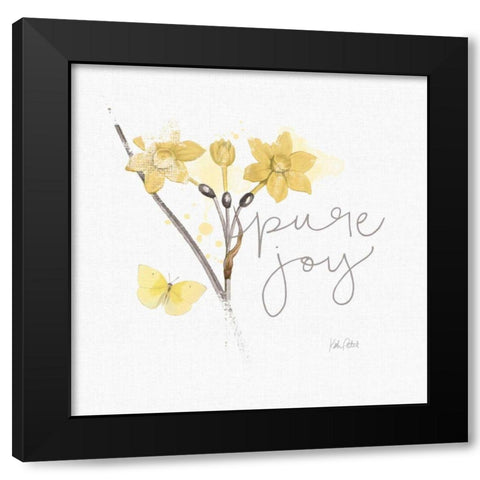 Sunny Day V Black Modern Wood Framed Art Print by Pertiet, Katie