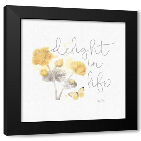 Sunny Day VI Black Modern Wood Framed Art Print with Double Matting by Pertiet, Katie