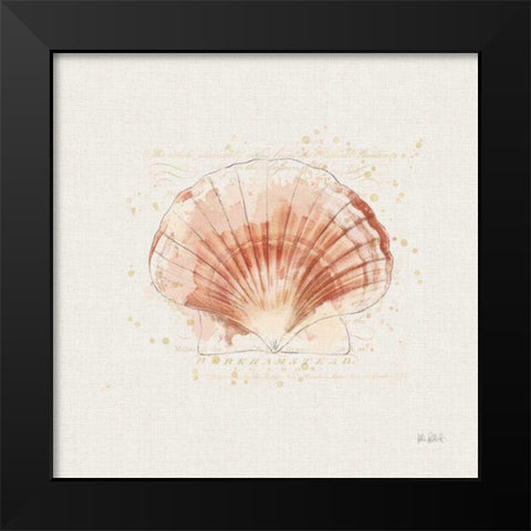 Shell Collector IV Black Modern Wood Framed Art Print by Pertiet, Katie